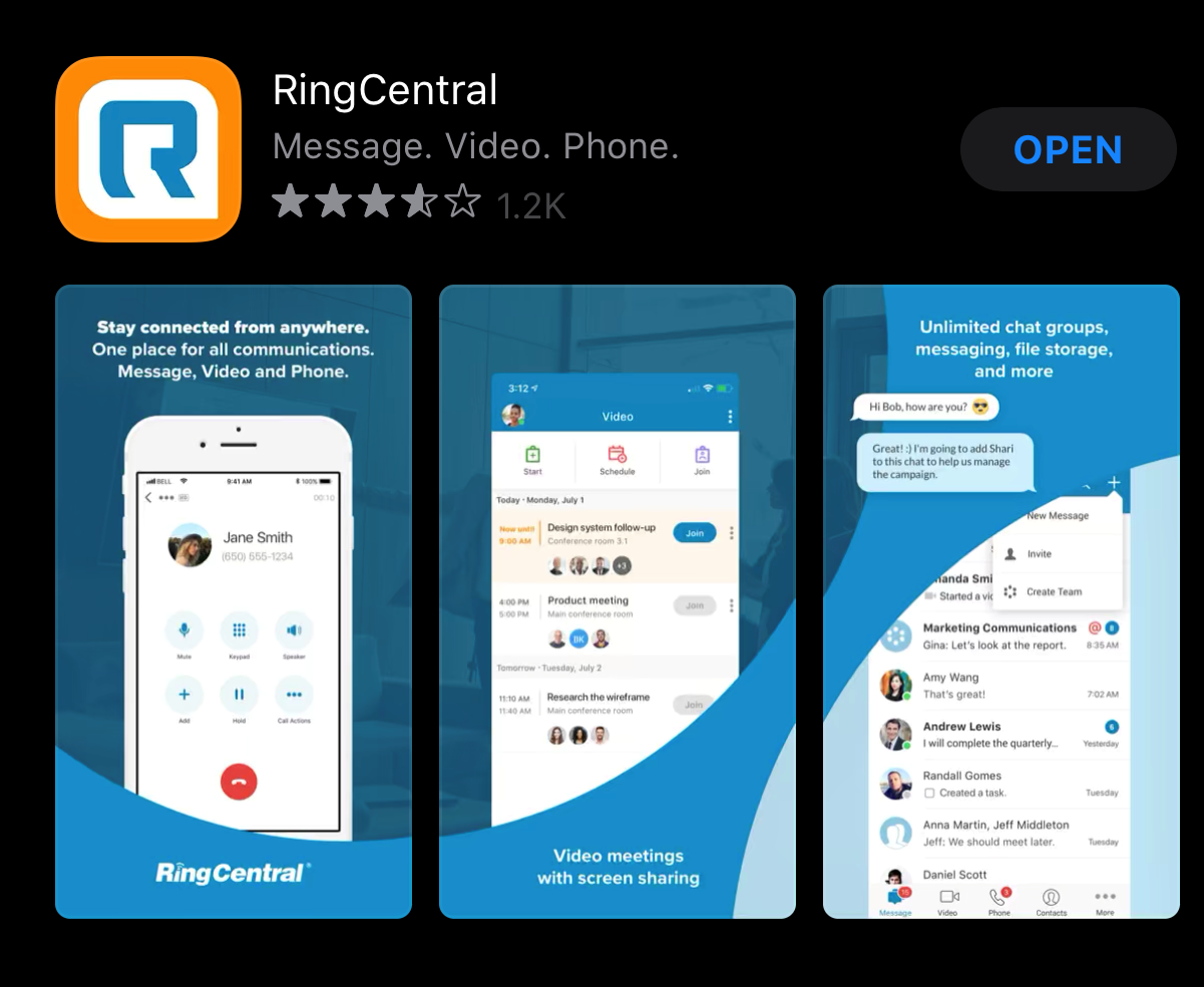 ringcentral sign in